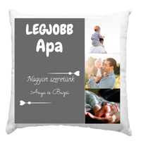 Apák napi párna 3 képpel
