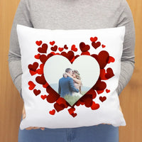 Valentin napi párna szív kerettel