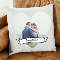 Valentin napi szalagos párna