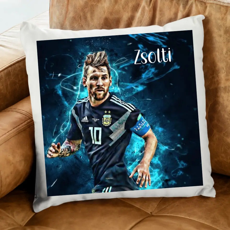 Messi párna saját névvel
