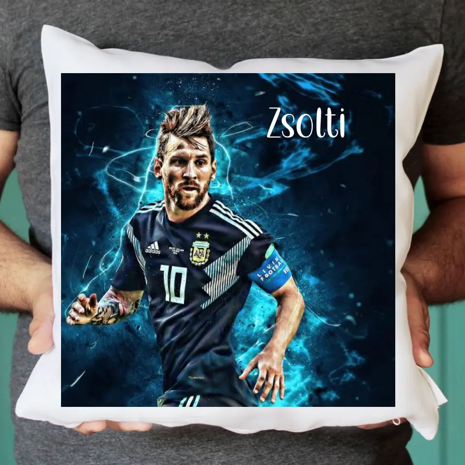 Messi párna saját névvel