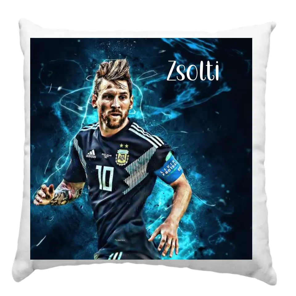 Messi párna saját névvel