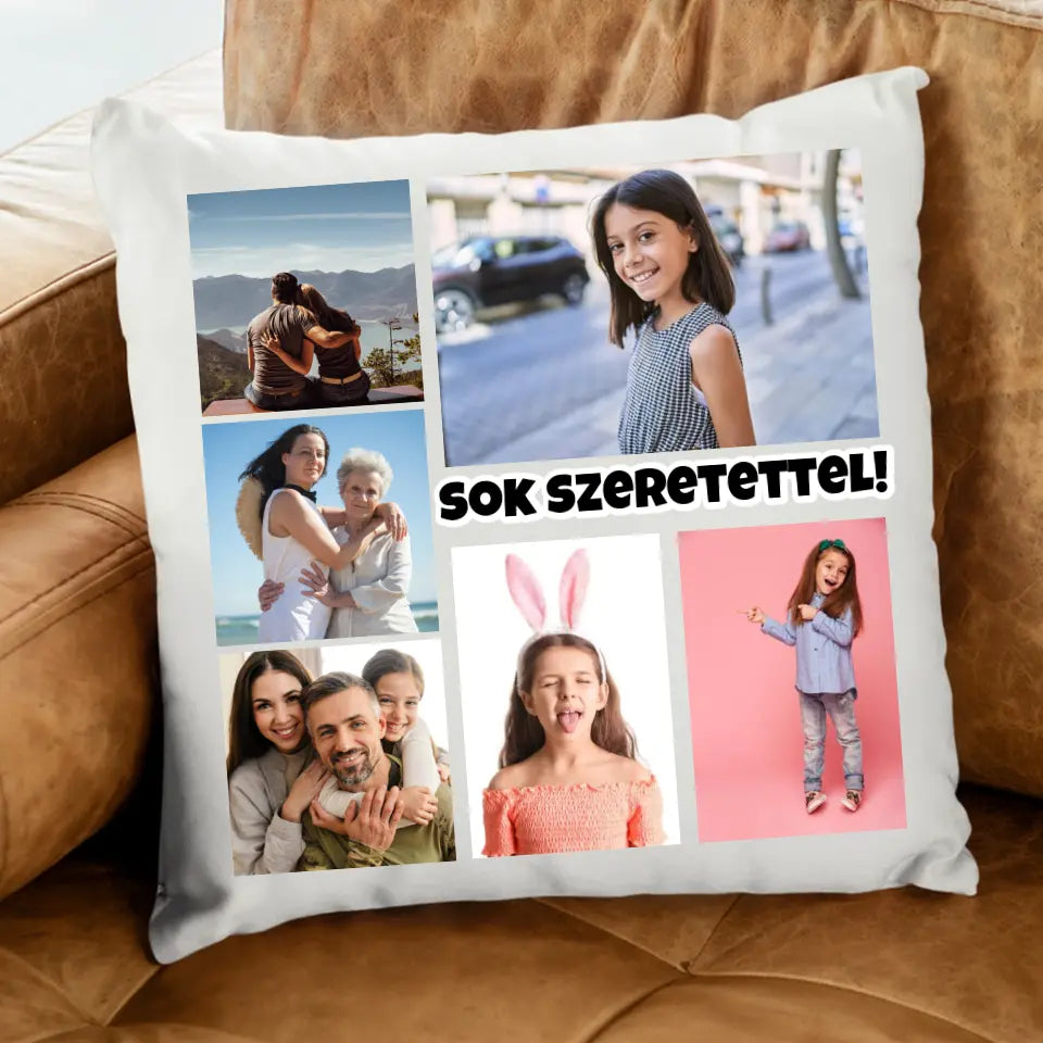 Párna hat képpel