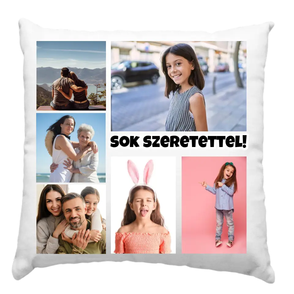 Párna hat képpel
