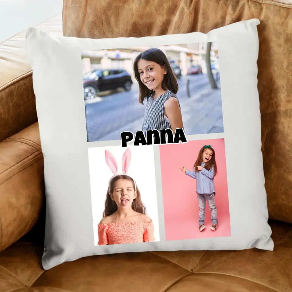 Párna három képpel