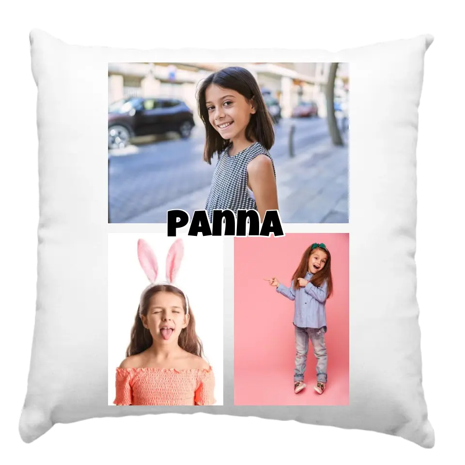 Párna három képpel