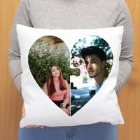 Valentin napi puzzle párna