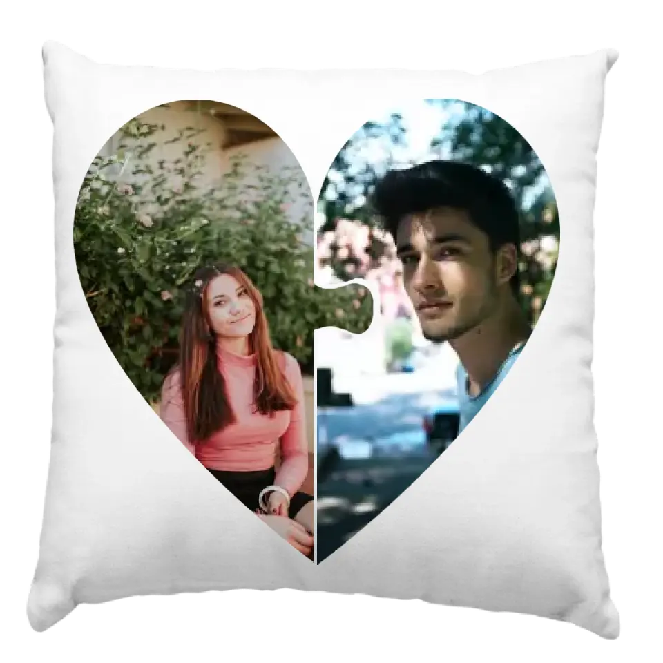 Valentin napi puzzle párna