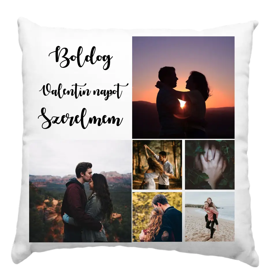 Valentin napi párna 6 képpel