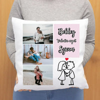 Valentin napi 3 képes párna