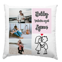 Valentin napi 3 képes párna