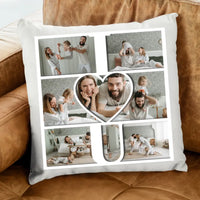 Valentin napi párna keretben