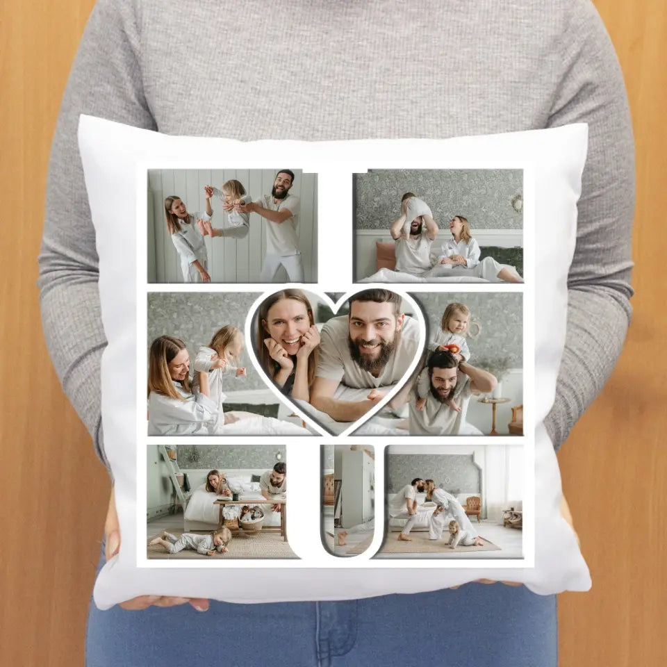 Valentin napi párna keretben