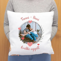 Valentin napi egyedi képes párna