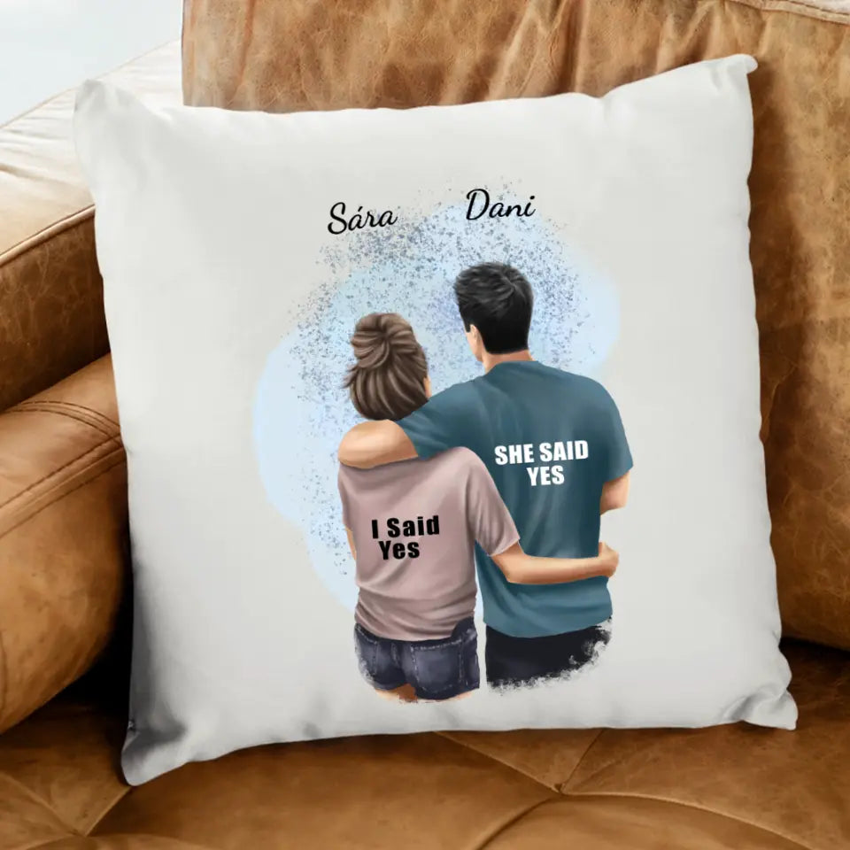 Ölelkezős páros párna