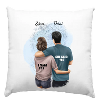 Ölelkezős páros párna