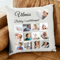 Boldog első születésnapot ajándék párna