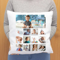 Az első év szülinapi ajándék párna fotóval