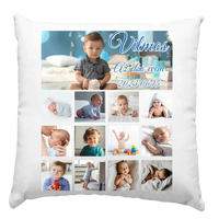 Az első év szülinapi ajándék párna fotóval