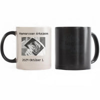 Hamarosan érkezem, ultrahang képes bögre leendő Apukáknak