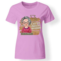 Egyedi ajándék nagymamáknak - Szerkeszthető karakteres Tökéletes Nagymama póló rózsaszín