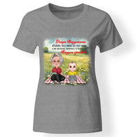 Egyedi ajándék nagymamáknak - Szerkeszthető karakteres Drága nagymama póló