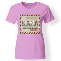 Fényképes ajándék nagymamáknak - Mama feliratos póló rózsaszín
