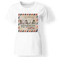 Fényképes ajándék nagymamáknak - Mama feliratos póló fehér