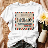Fényképes ajándék nagymamáknak - Mama feliratos póló fehér