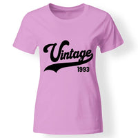 Szülinapi ajándék nőknek - Vintage évszámos női póló