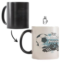 Egy zseniális focista feliratos bögre, egyedi névvel