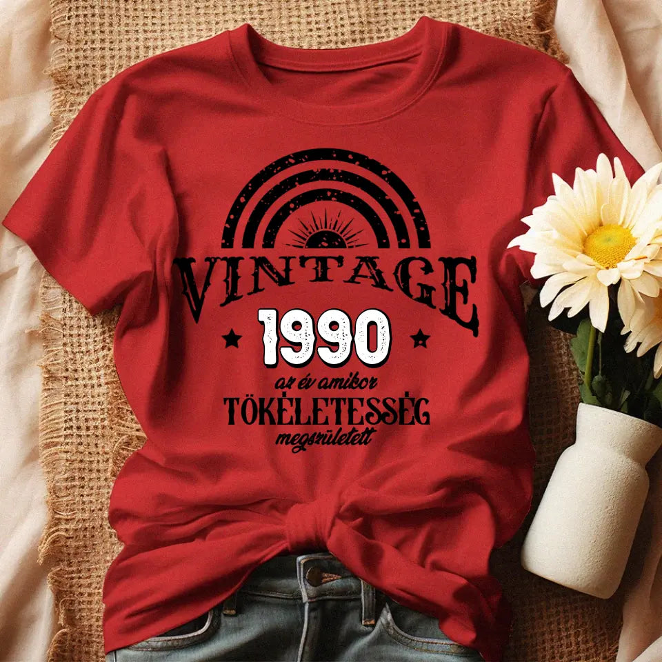 Szülinapi ajándék nőknek - A tökéletesség megszületett női póló