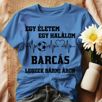 Egyedi focicsapatos póló nőknek