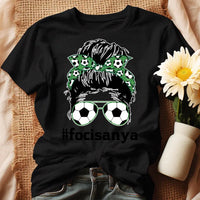 Egyedi feliratos focis póló nőknek