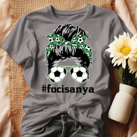 Egyedi feliratos focis póló nőknek