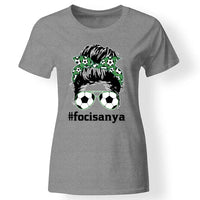 Egyedi feliratos focis póló nőknek