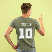 Egyedi mez póló szereszthető névvel és számmal