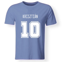 Egyedi mez póló szereszthető névvel és számmal