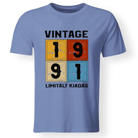 Szülinapi ajándék férfiaknak - Limitált kiadás évszámmal férfi póló