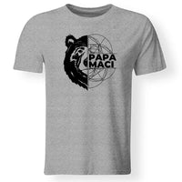 Papa maci férfi póló szerkeszthető felirattal