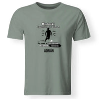 Csak a legjobbak lesznek focisták feliratos póló egyedi névvel