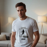 Csak a legjobbak lesznek focisták feliratos póló egyedi névvel