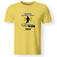 Csak a legjobbak lesznek focisták feliratos póló egyedi névvel