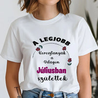 Születésnapi ajándék póló a legjobb Keresztanyáknak