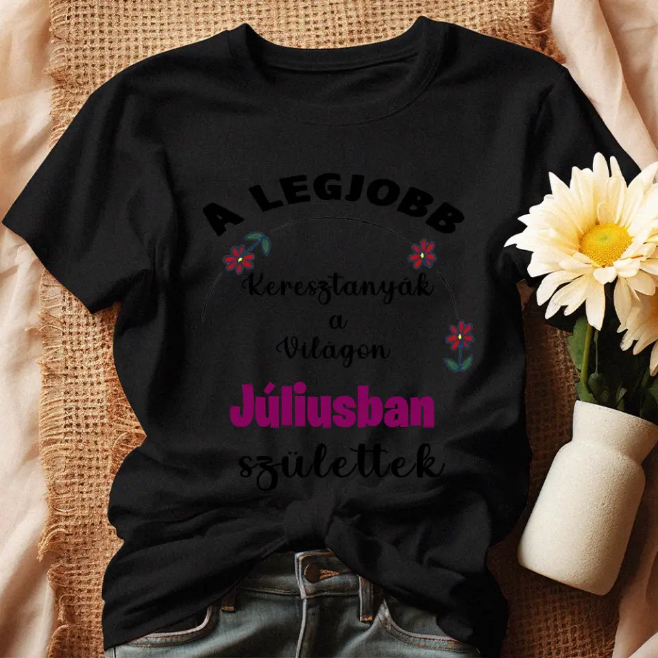 Születésnapi ajándék póló a legjobb Keresztanyáknak