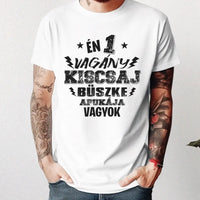 Ajándék apáknak - Egy vagány kiscsaj apukája férfi póló