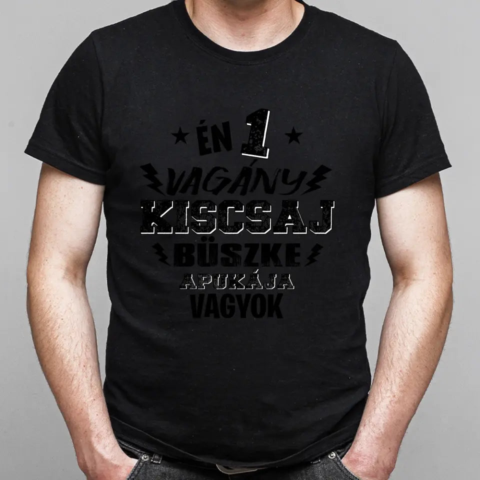 Ajándék apáknak - Egy vagány kiscsaj apukája férfi póló