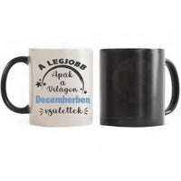 Egyedi képes szerkeszthető születésnapi ajándék bögre a Legjobb Apáknak