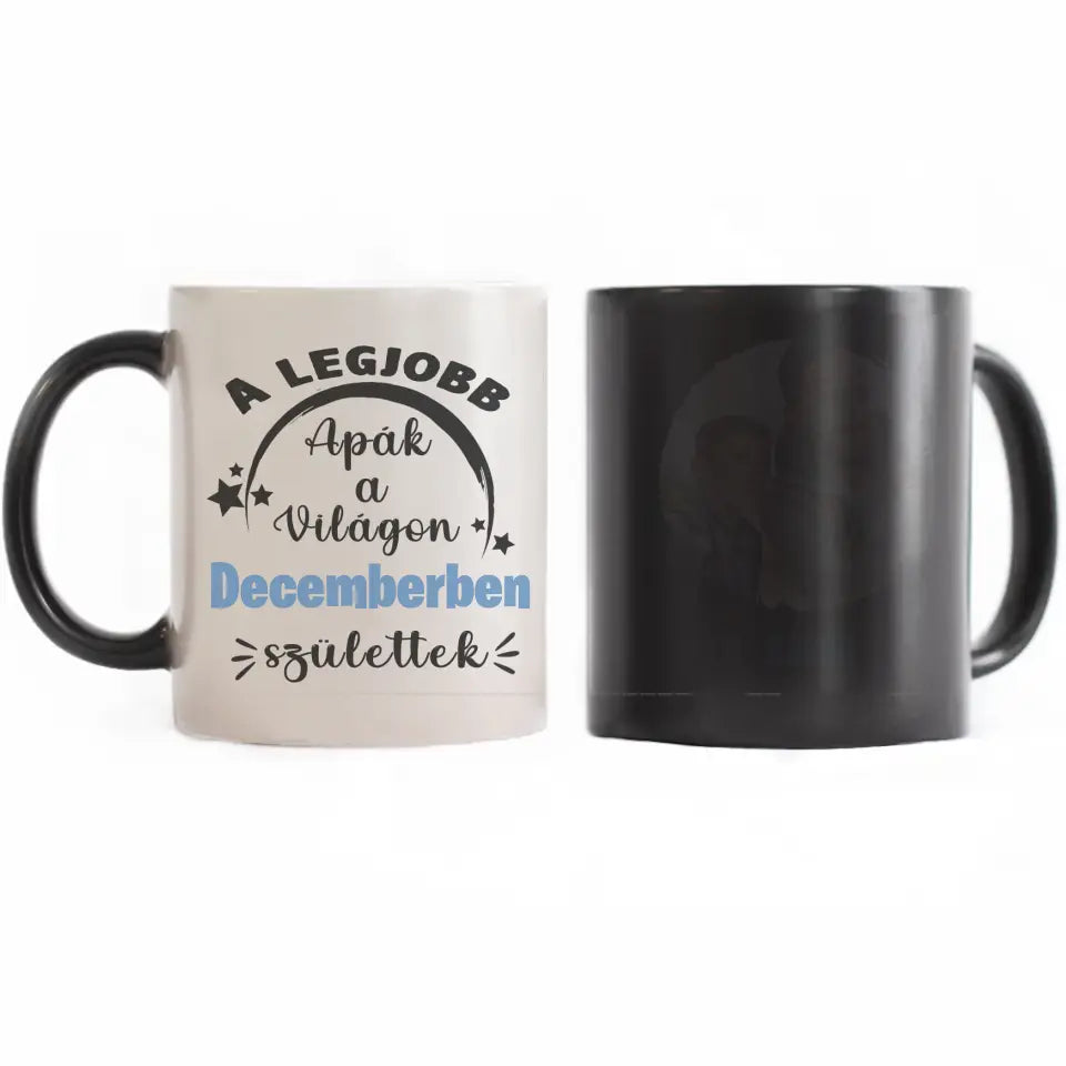 Egyedi képes szerkeszthető születésnapi ajándék bögre a Legjobb Apáknak