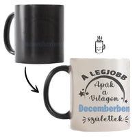 Egyedi képes szerkeszthető születésnapi ajándék bögre a Legjobb Apáknak